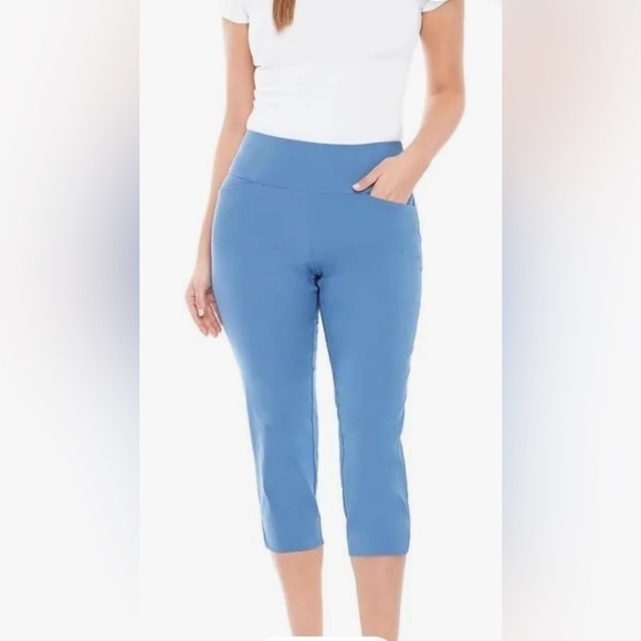 S.C. & Co. Women's 360 Tummy Control Pants Blue Size 16